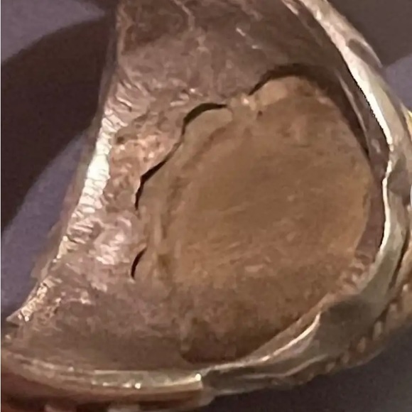 Impressive Large Vintage Bullseye Sterling Silver Statement Ring - Picture 7 of 10